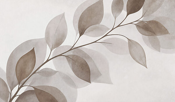 Branch with leaves on it Branch with leaves on it