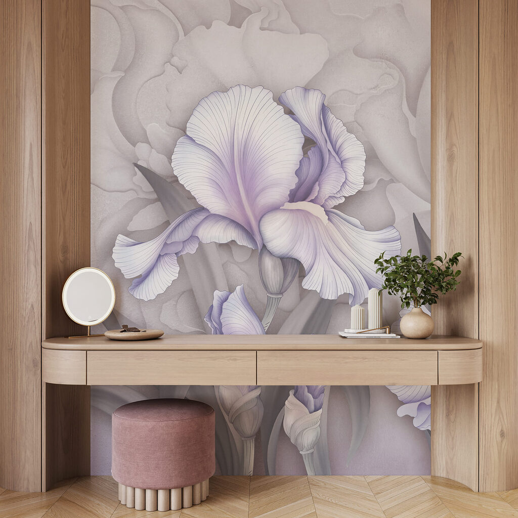 Delicate blooms in soft hues