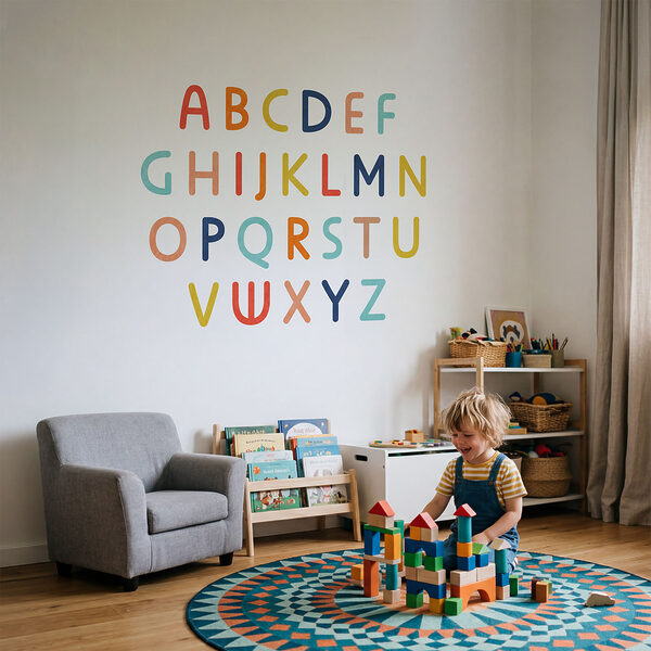 Group of colorful letters Group of colorful letters