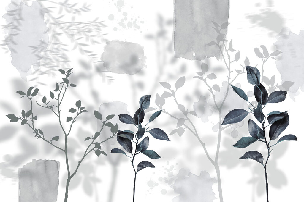 Group of leaves and branches Group of leaves and branches