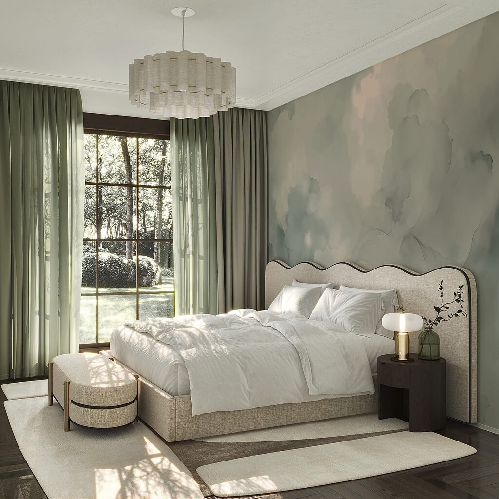 Soft, swirling clouds in muted tones