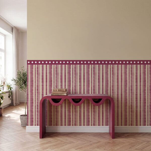 Strip of red and white stripes