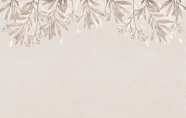 Delicate foliage on soft background