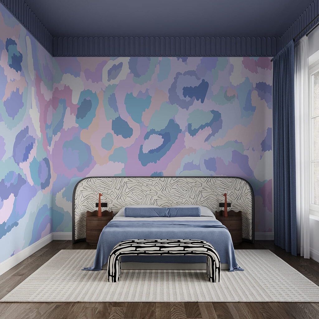 Colorful pattern with spots