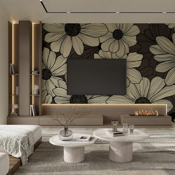 Floral patterns in soft tones Floral patterns in soft tones