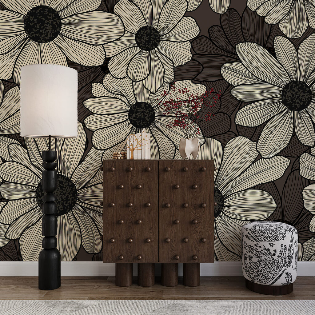 Floral patterns in soft tones Floral patterns in soft tones