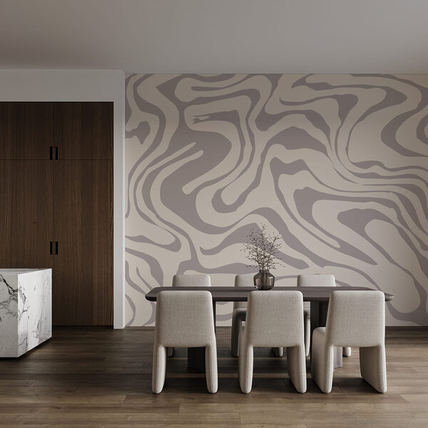 Abstract wave patterns in soft tones Abstract wave patterns in soft tones