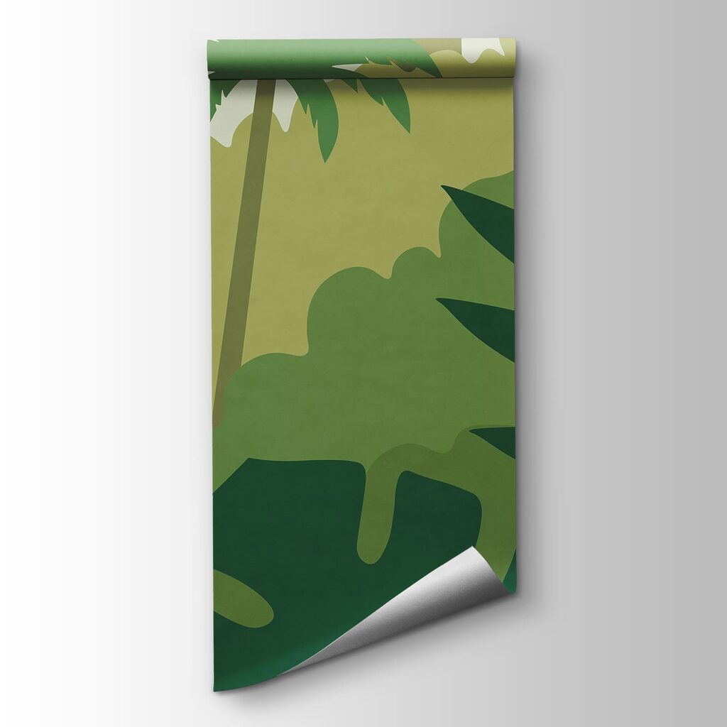 Cartoon of a forest