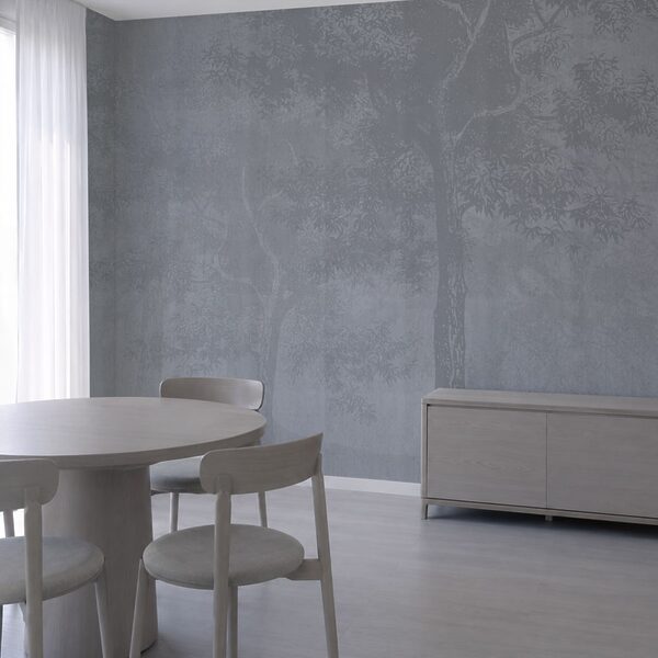 Grey background with trees Grey background with trees