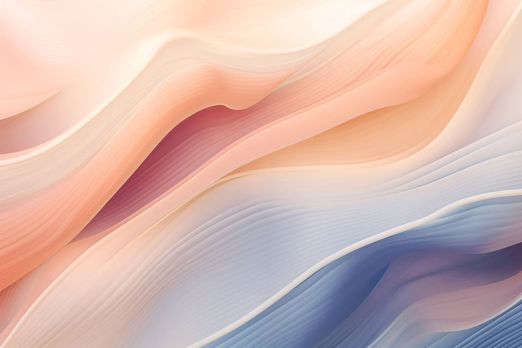 Soft Waves in Gentle Pastel Colors Soft Waves in Gentle Pastel Colors