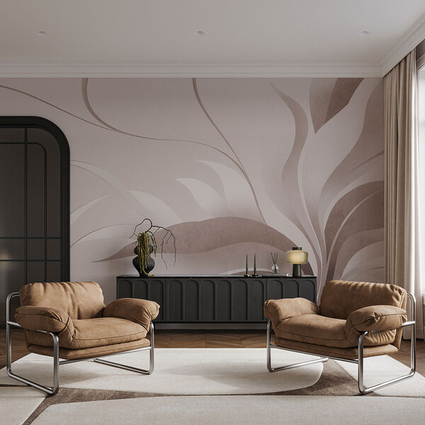 Serene floral design in soft tones Serene floral design in soft tones
