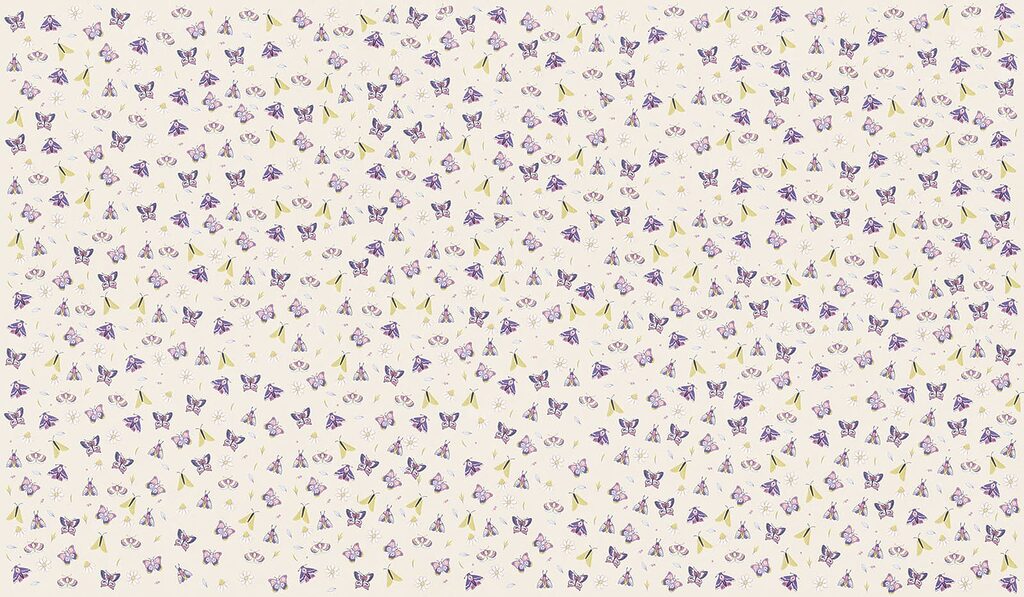 Pattern of butterflies and flowers Pattern of butterflies and flowers