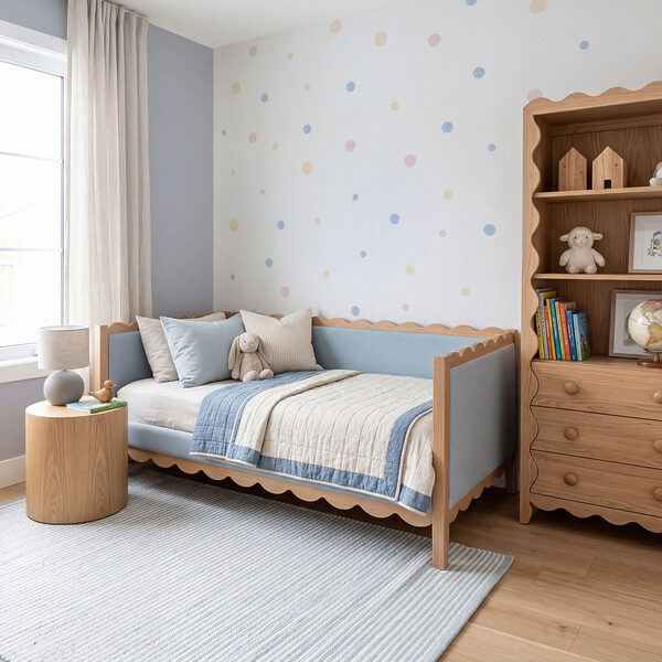 Wall mural White background with multicolored dots (SKU: t00807) Wall mural Wall mural White background with multicolored dots (SKU: t00807)