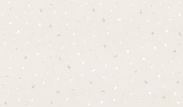 White and green stars on a white background White and green stars on a white background