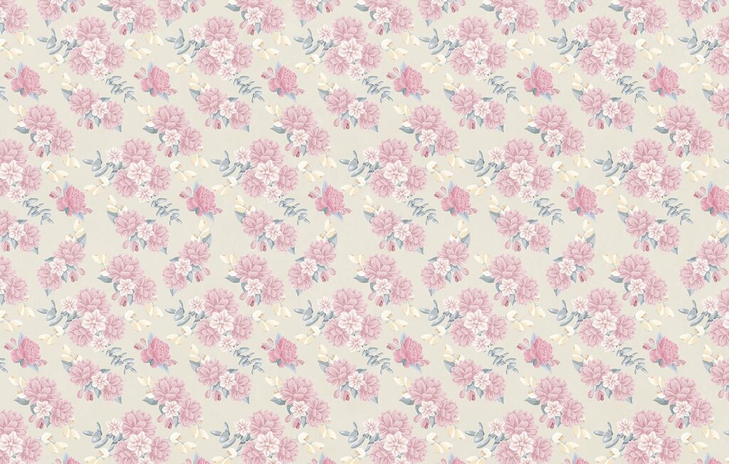Pattern of pink flowers Pattern of pink flowers