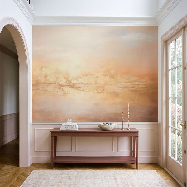 Painting of a desert landscape Painting of a desert landscape