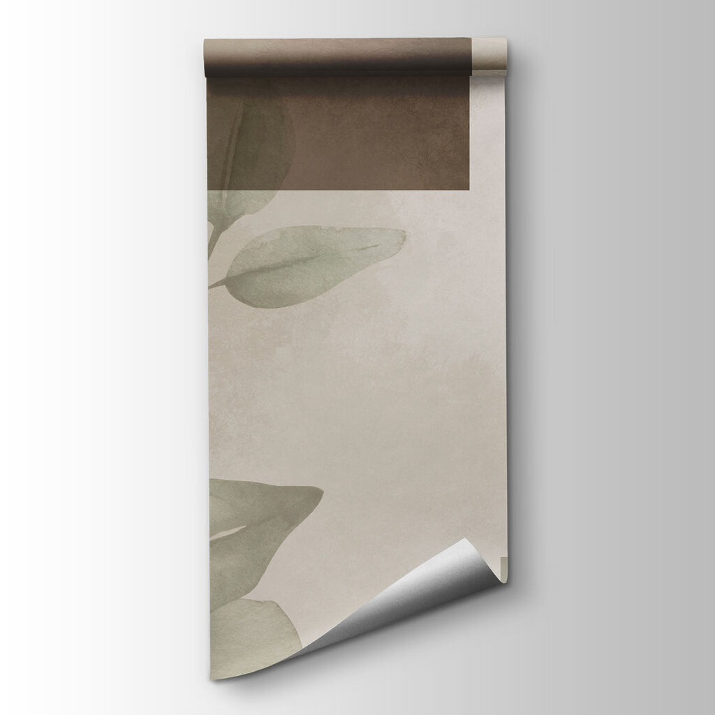 Abstract shapes with gentle foliage details Abstract shapes with gentle foliage details