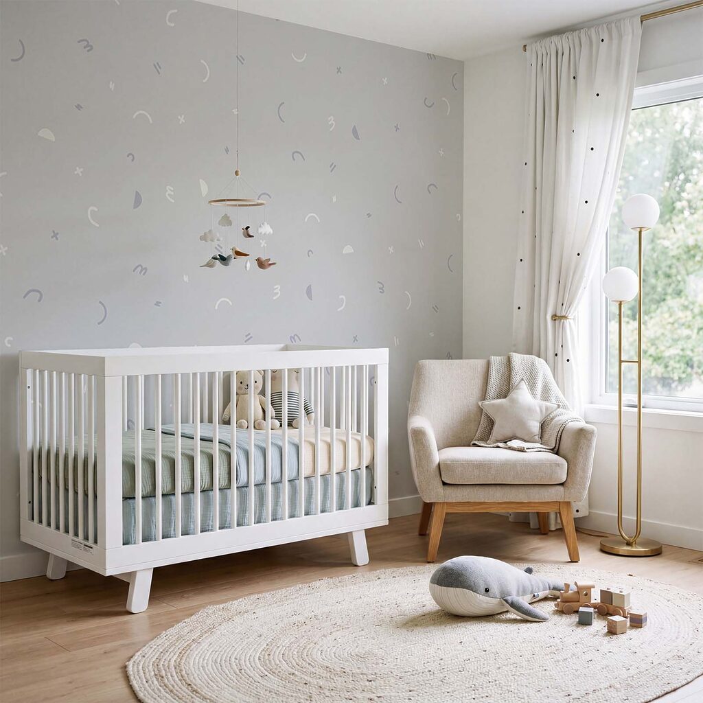 Grey and white pattern