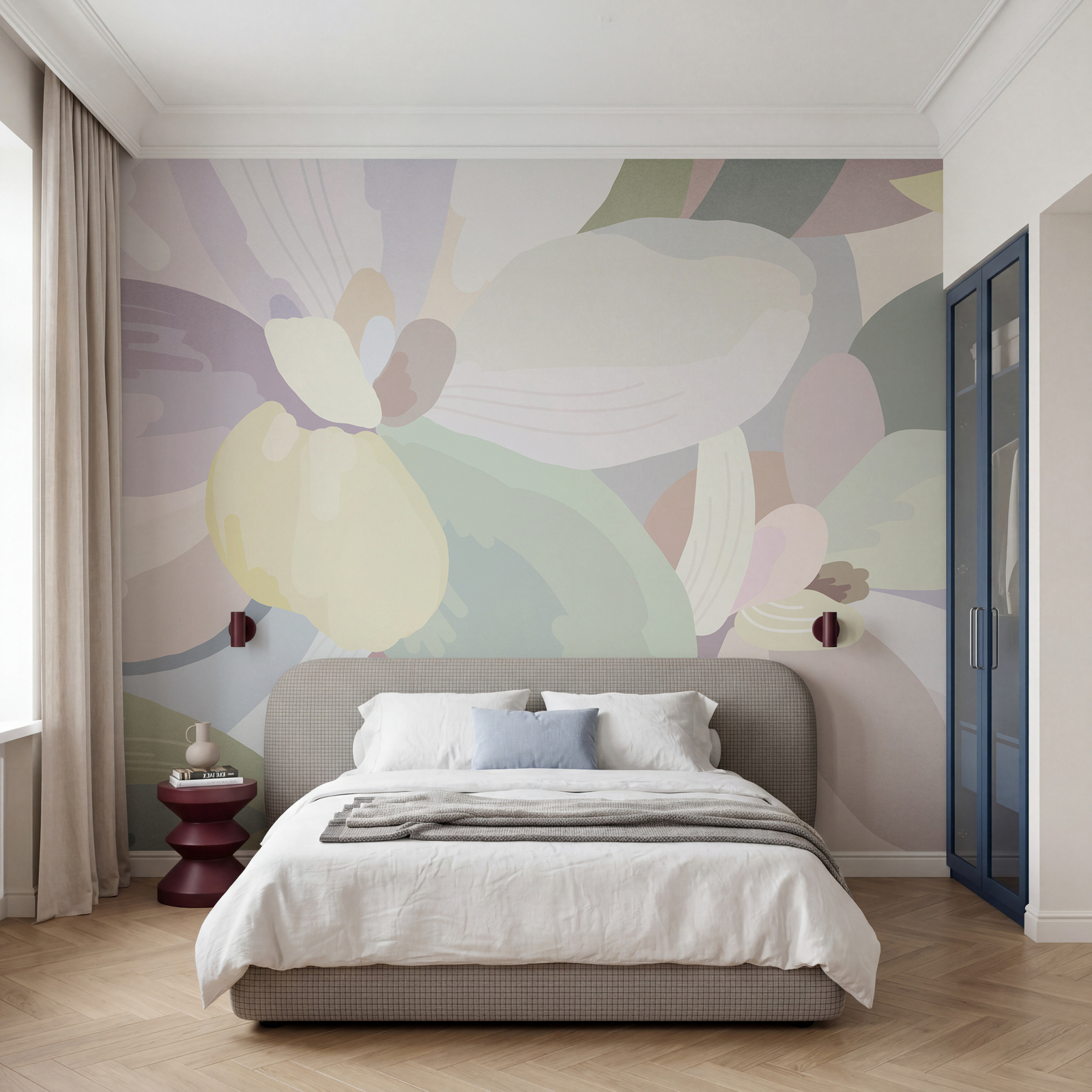 Colorful flower painting