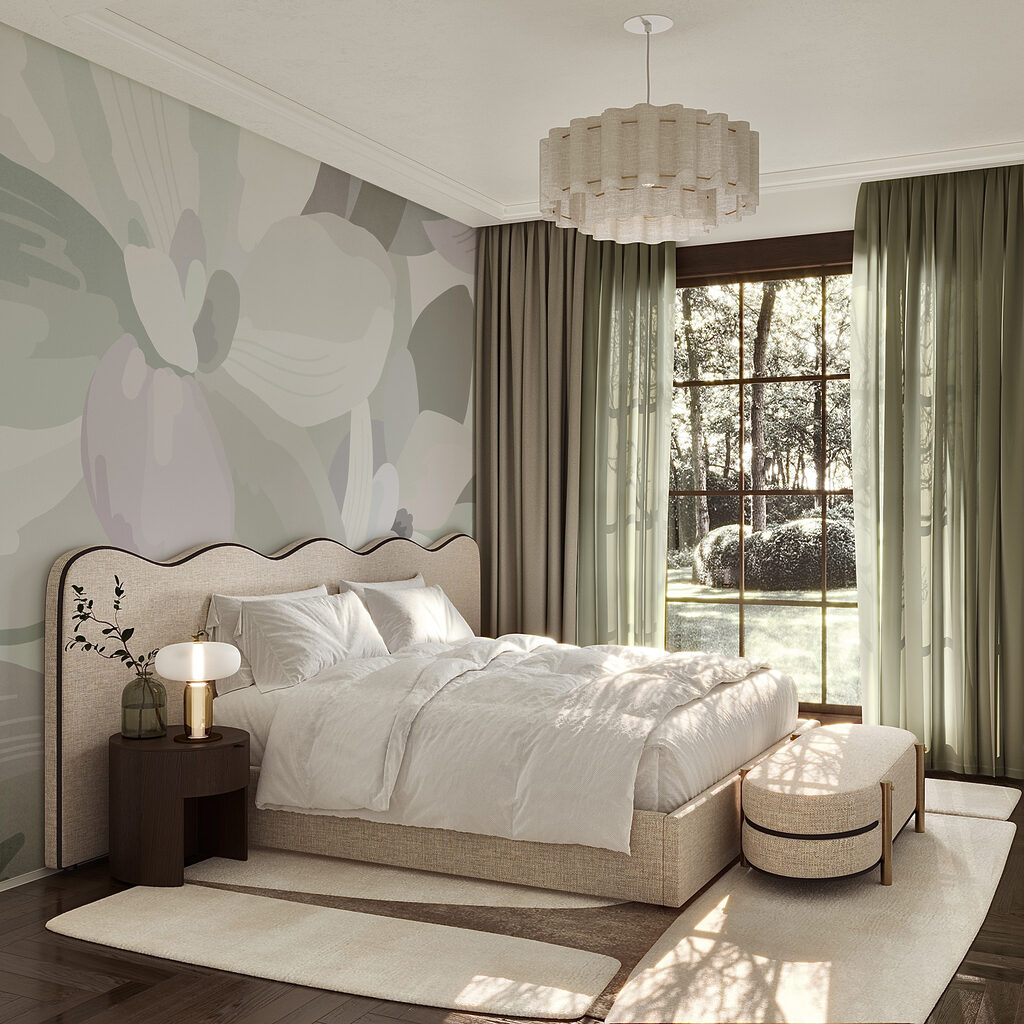 Soft pastels create a calming ambiance Soft pastels create a calming ambiance