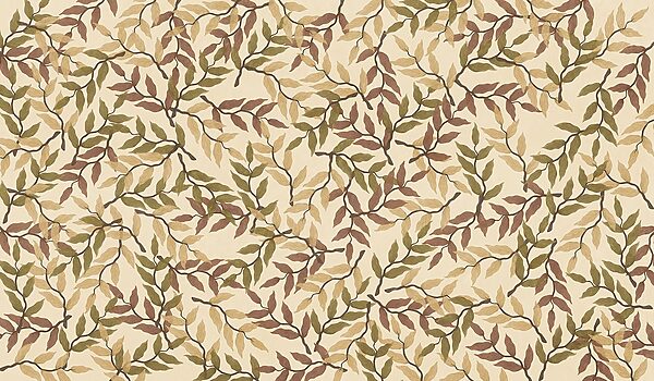 Pattern of leaves on a beige background Pattern of leaves on a beige background