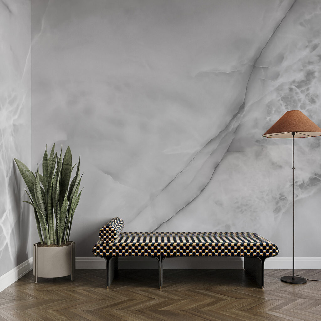 Elegant marble surface with subtle veining Elegant marble surface with subtle veining