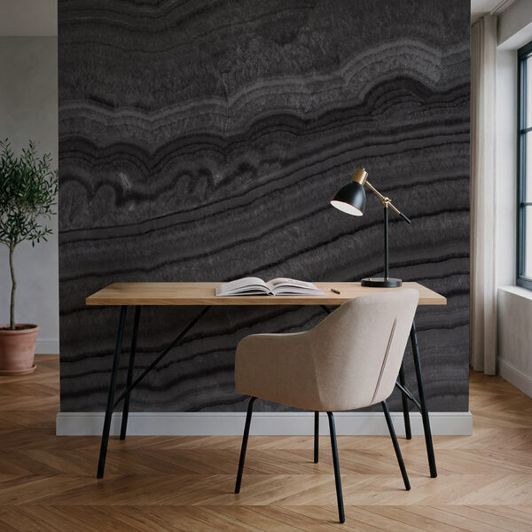Wall mural Black and white striped surface (SKU: t00840) Wall mural Wall mural Black and white striped surface (SKU: t00840)