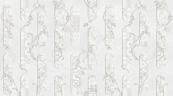 White wallpaper with floral designs White wallpaper with floral designs