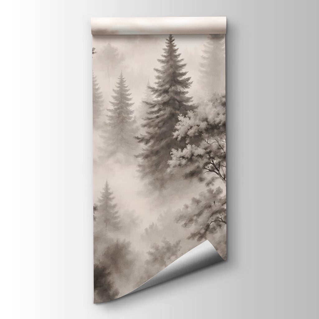 Group of trees in a forest