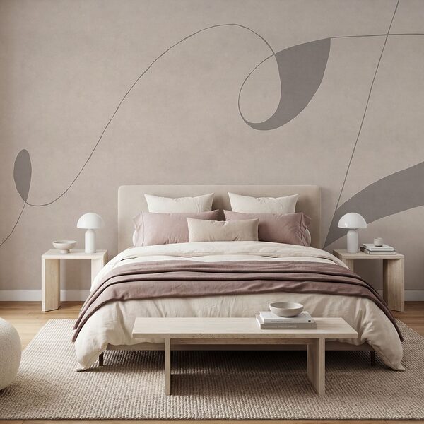 Grey and black swirly line