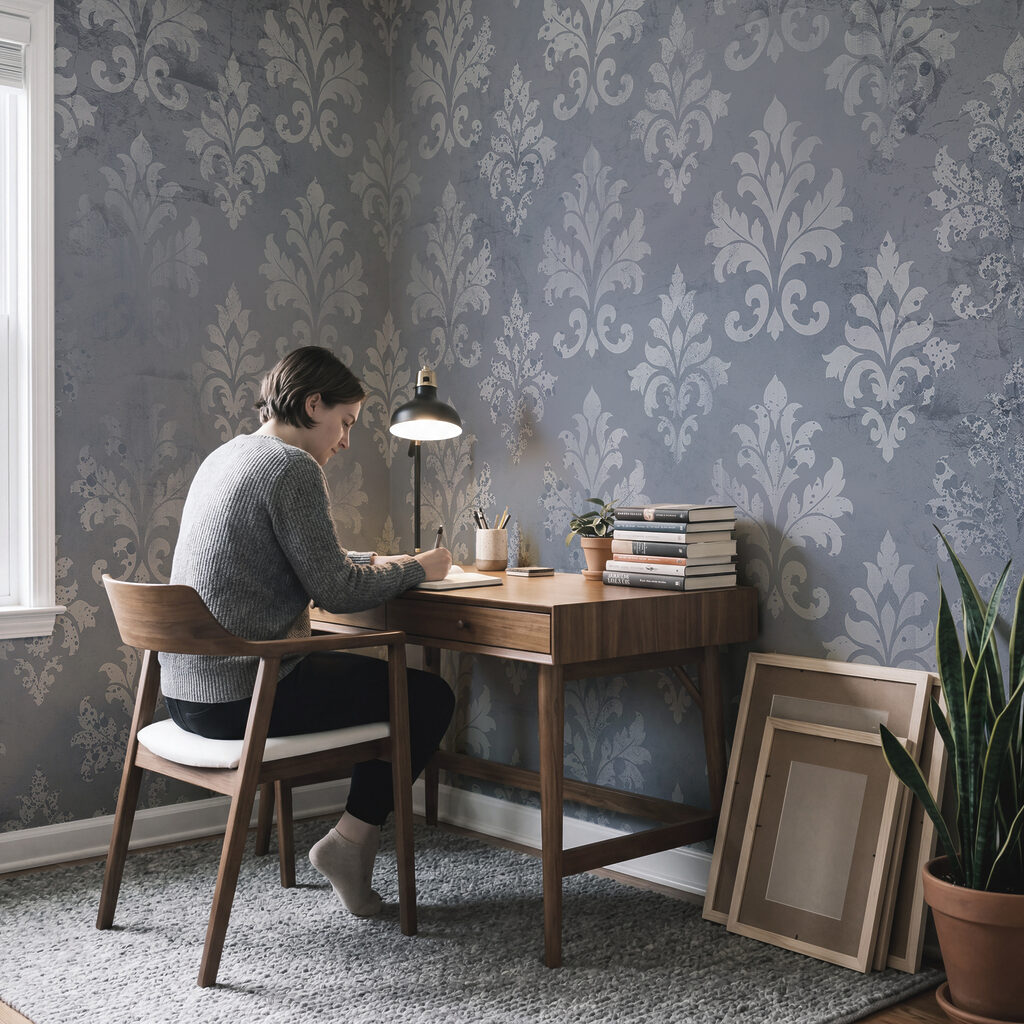 Wallpaper with a pattern
