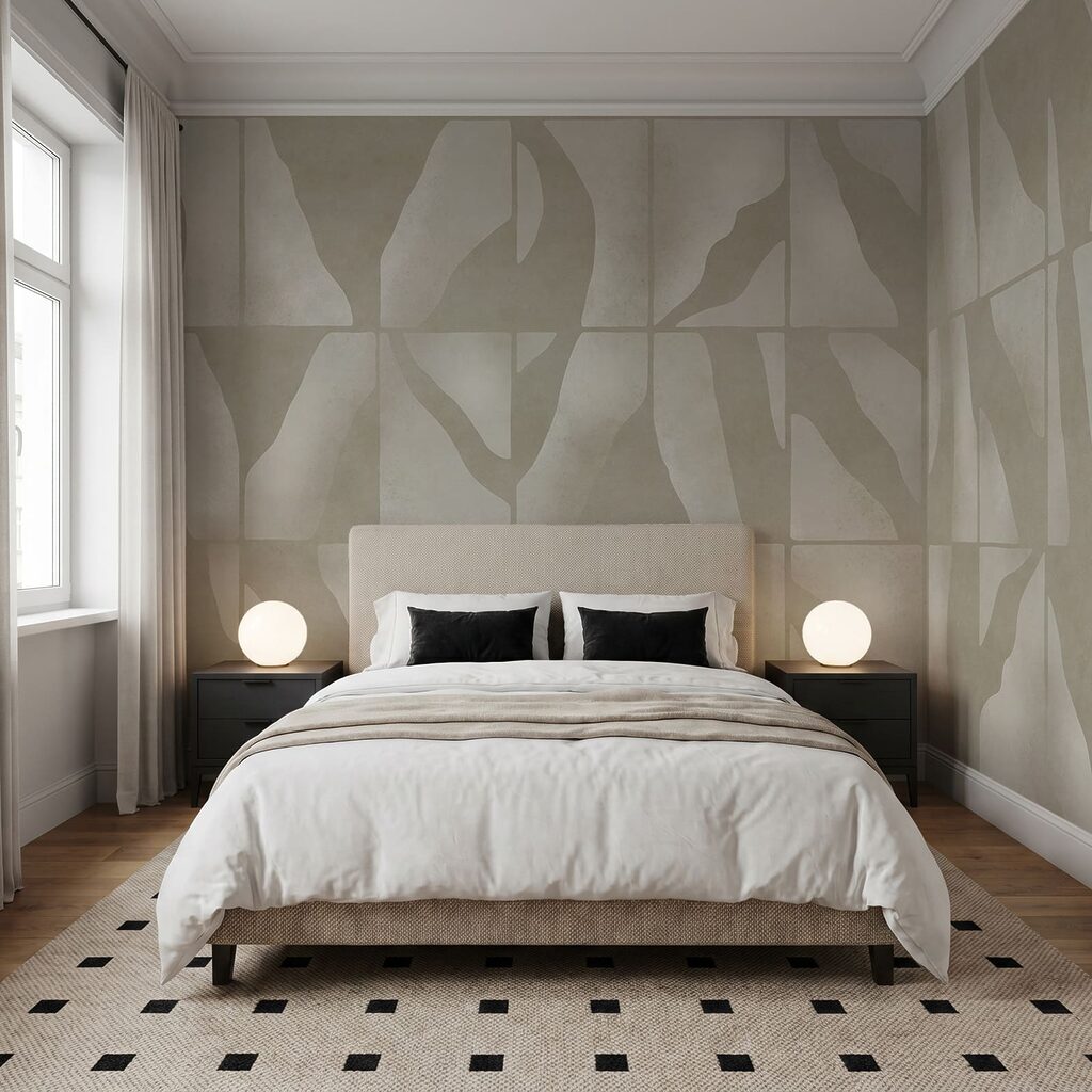 White and gray pattern