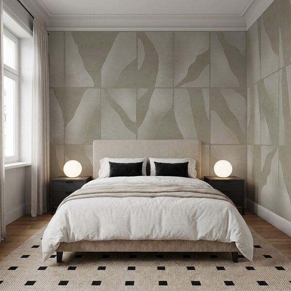 White and gray pattern