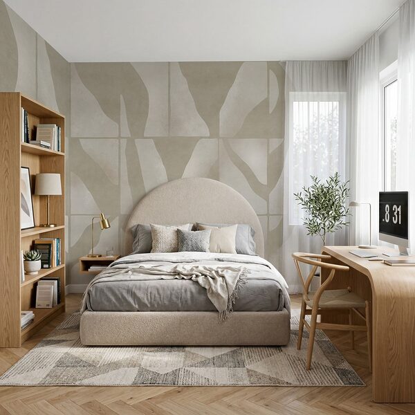 White and gray pattern