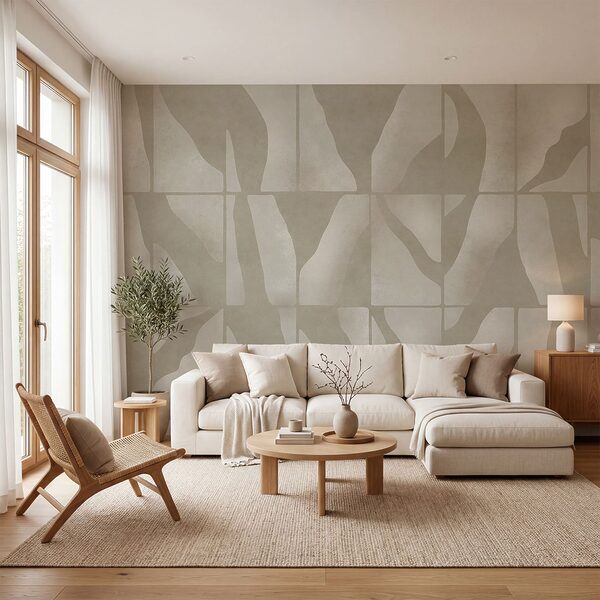 White and gray pattern