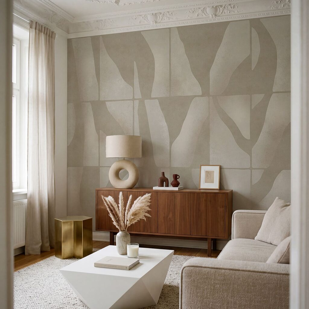 White and gray pattern