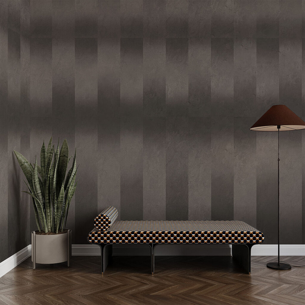 Grey and black striped surface Grey and black striped surface