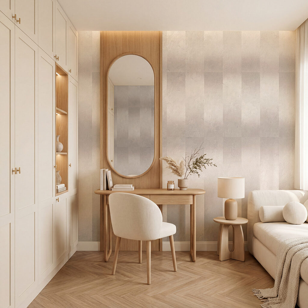 White and grey striped wall White and grey striped wall