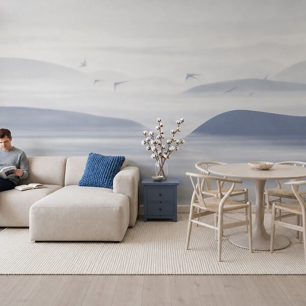 Birds flying in the sky Wall mural Birds flying in the sky