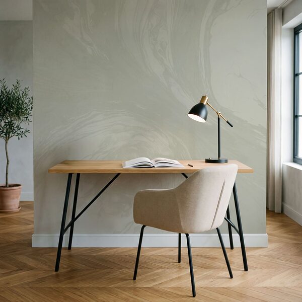 White and gray swirls