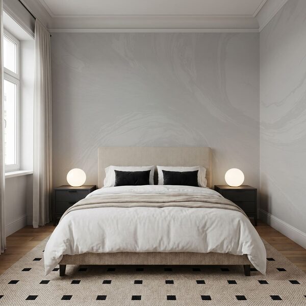 White surface with swirls White surface with swirls