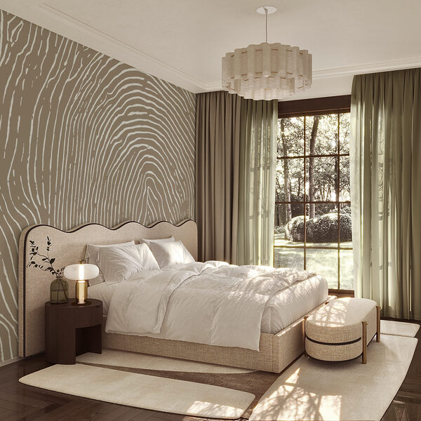 Natural lines create a unique pattern
