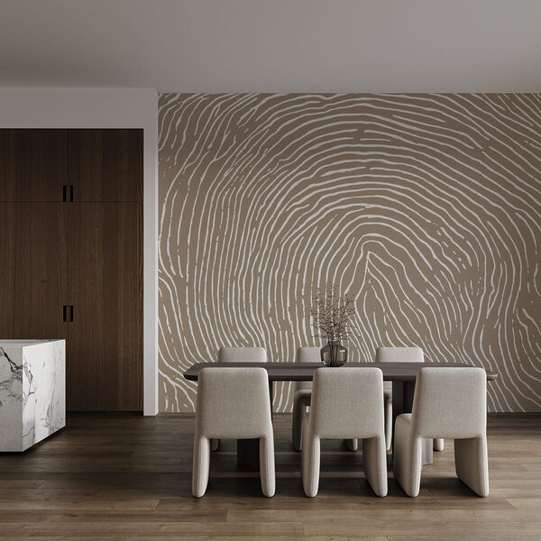 Natural lines create a unique pattern