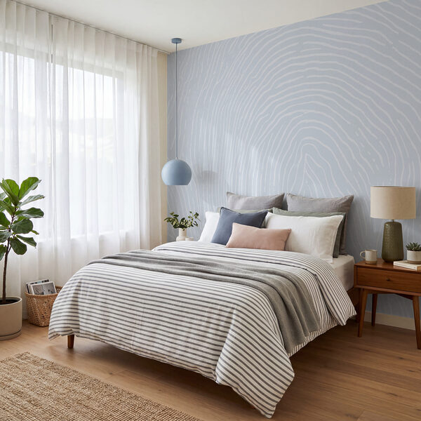 White lines on a blue background White lines on a blue background