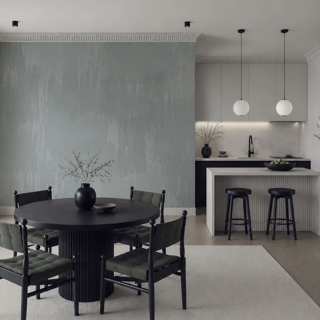 Soft hues create a calming vibe