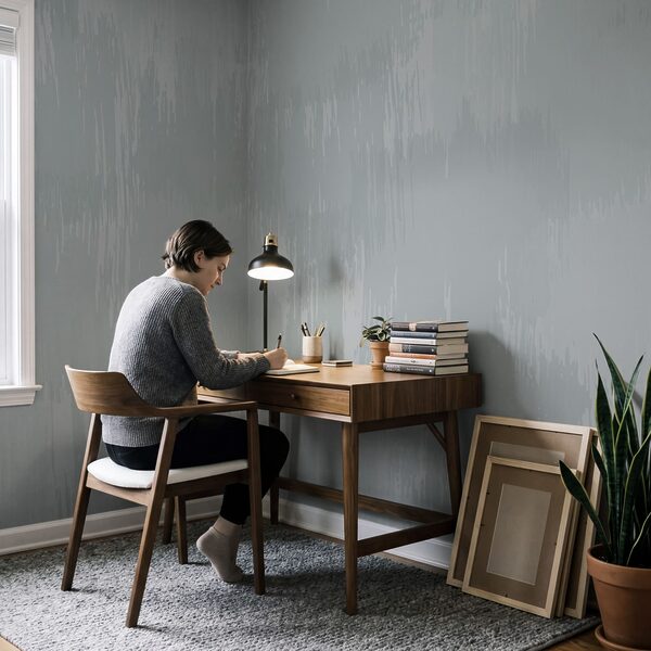 Soft hues create a calming vibe