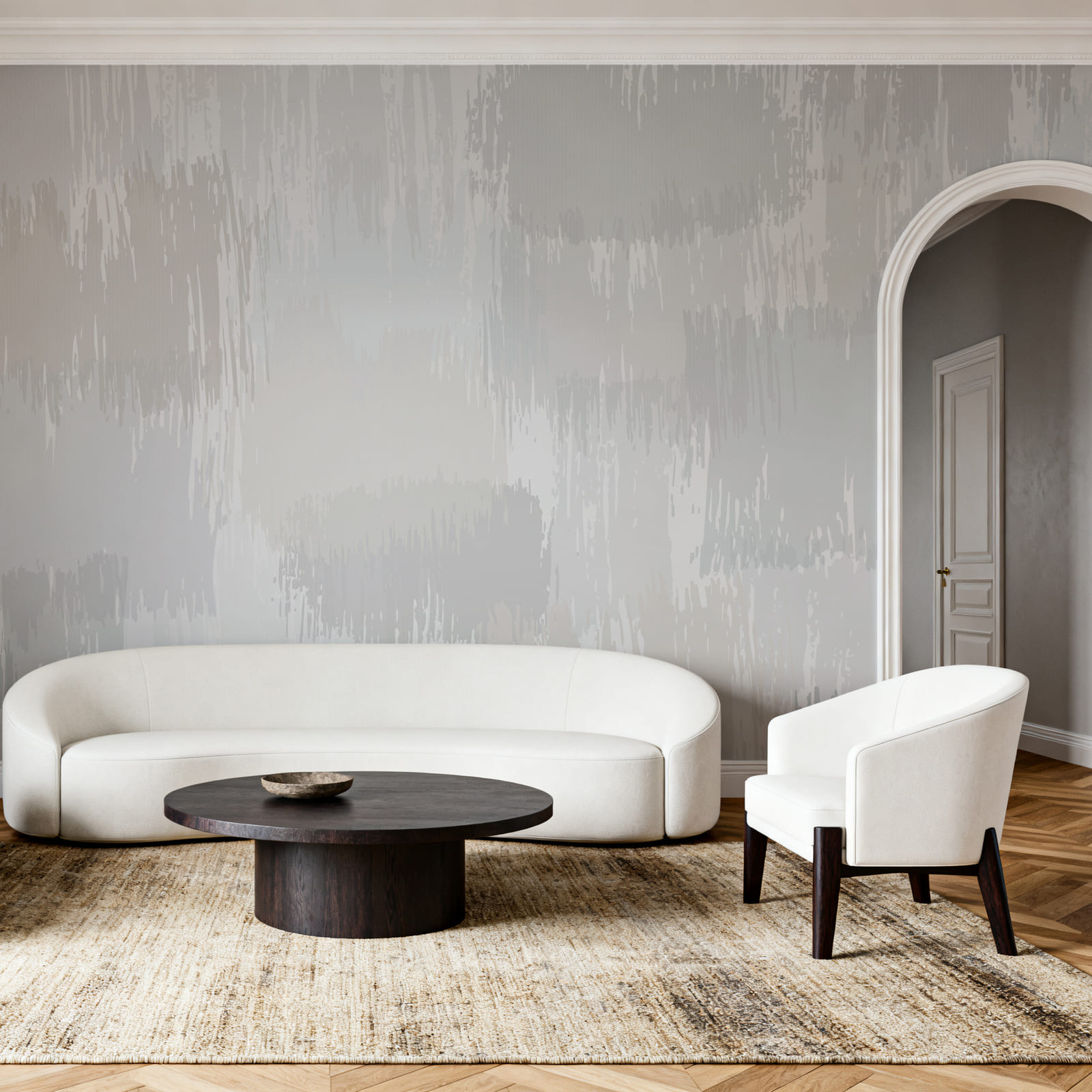 White and gray paint White and gray paint