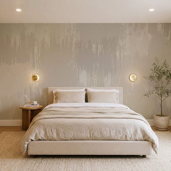 Abstract brush strokes in soft hues Abstract brush strokes in soft hues