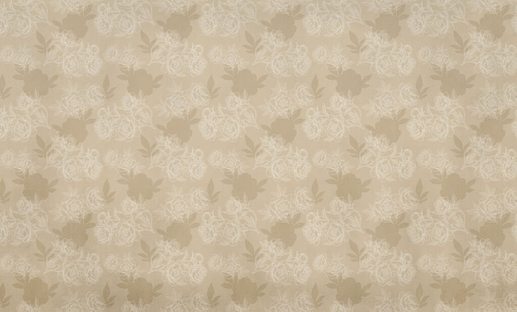 Wallpaper with flowers and leaves Wallpaper with flowers and leaves