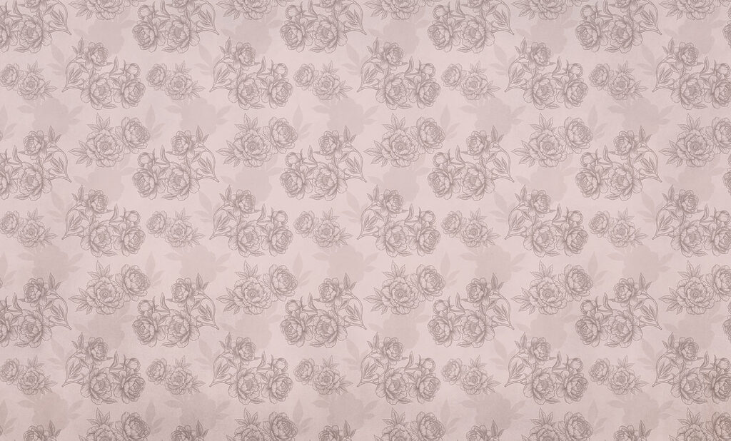 Floral pattern with delicate linework Floral pattern with delicate linework